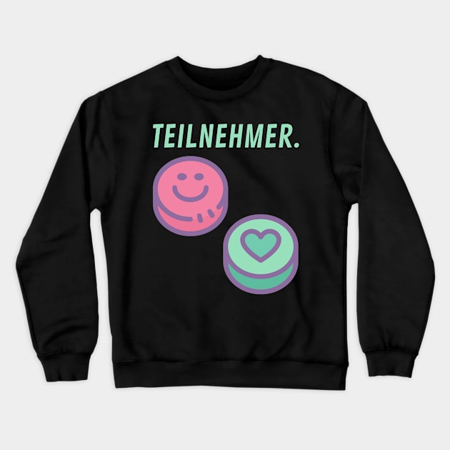 Techno Teilnehmer Psy Party Dope swag witzig Crewneck Sweatshirt by Maggini Art